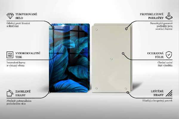 Deska do krojenia Liście roślinność dżungli