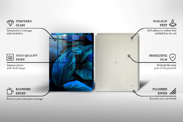 Deska do krojenia Liście roślinność dżungli