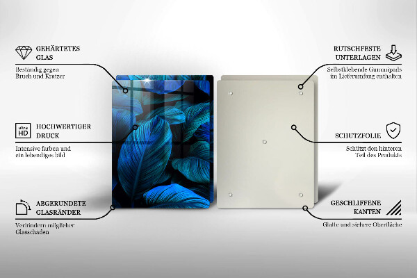 Deska do krojenia Liście roślinność dżungli