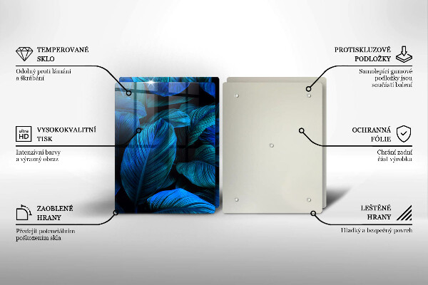 Deska do krojenia Liście roślinność dżungli