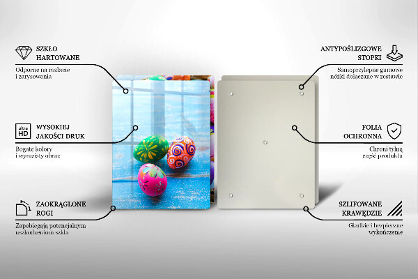 Deska do krojenia Wielkanocne jajka pisanki