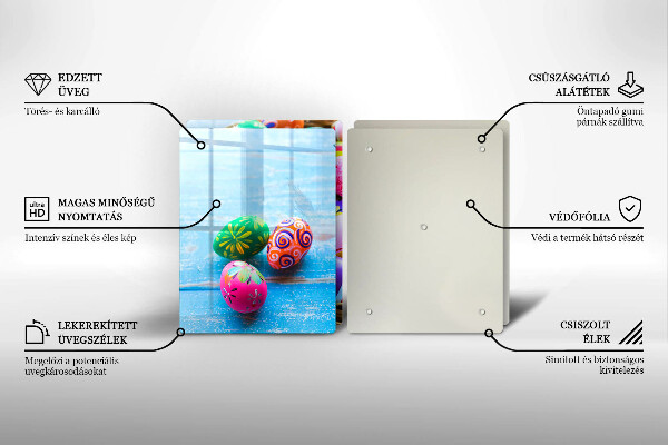 Deska do krojenia Wielkanocne jajka pisanki