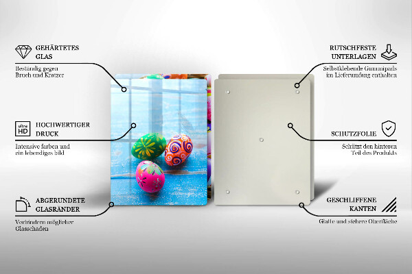 Deska do krojenia Wielkanocne jajka pisanki