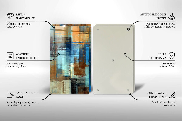 Deska do krojenia Malowane tło