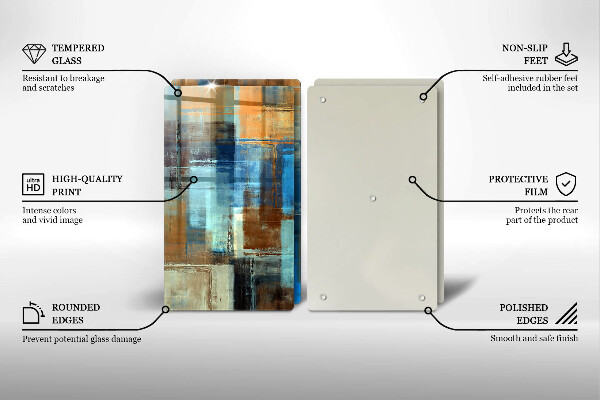 Deska do krojenia Malowane tło