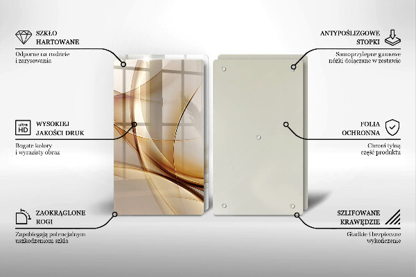 Deska do krojenia Abstrakcja kształty