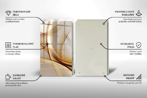 Deska do krojenia Abstrakcja kształty