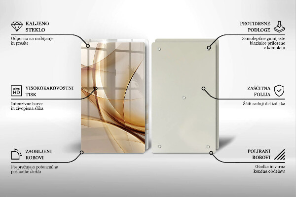 Deska do krojenia Abstrakcja kształty