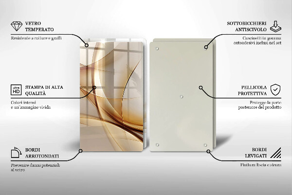 Deska do krojenia Abstrakcja kształty