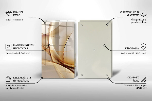 Deska do krojenia Abstrakcja kształty