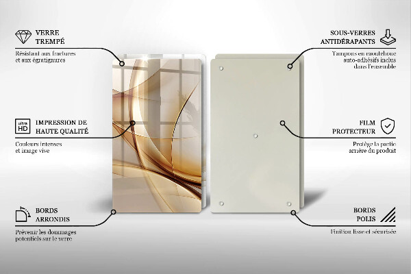 Deska do krojenia Abstrakcja kształty