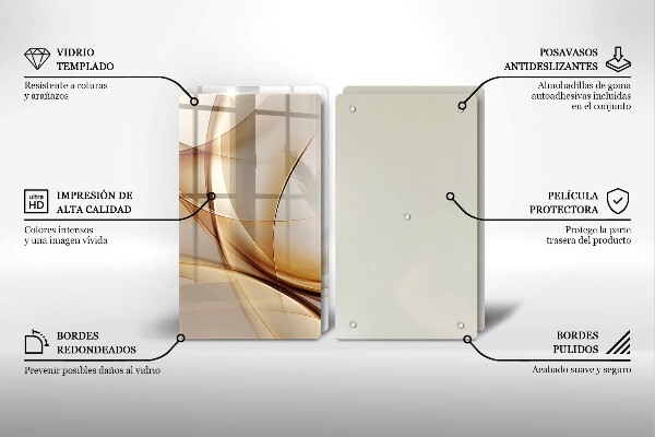 Deska do krojenia Abstrakcja kształty