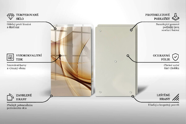 Deska do krojenia Abstrakcja kształty