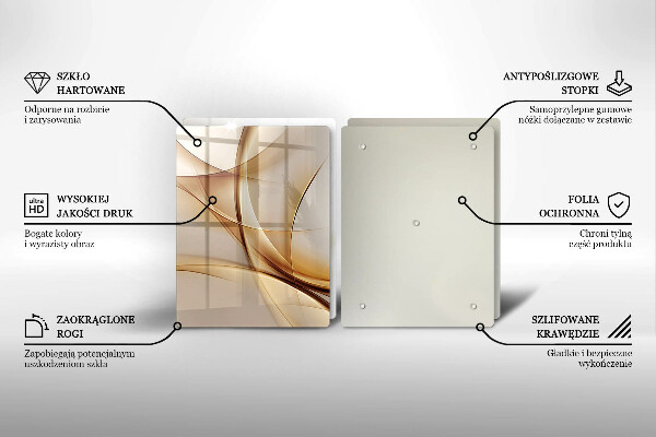 Deska do krojenia Abstrakcja kształty