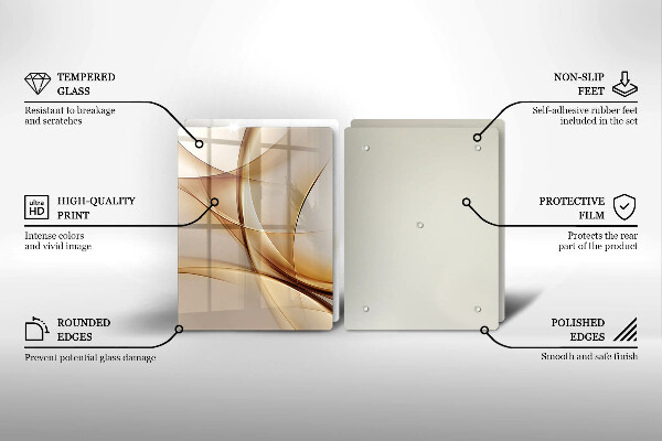 Deska do krojenia Abstrakcja kształty
