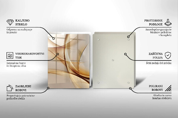 Deska do krojenia Abstrakcja kształty
