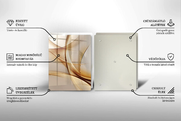 Deska do krojenia Abstrakcja kształty