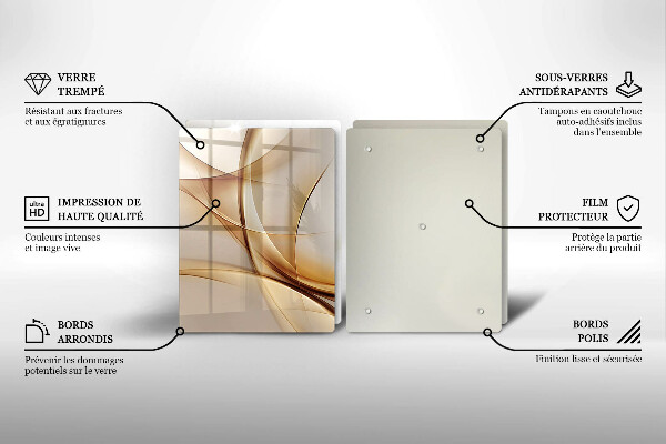 Deska do krojenia Abstrakcja kształty