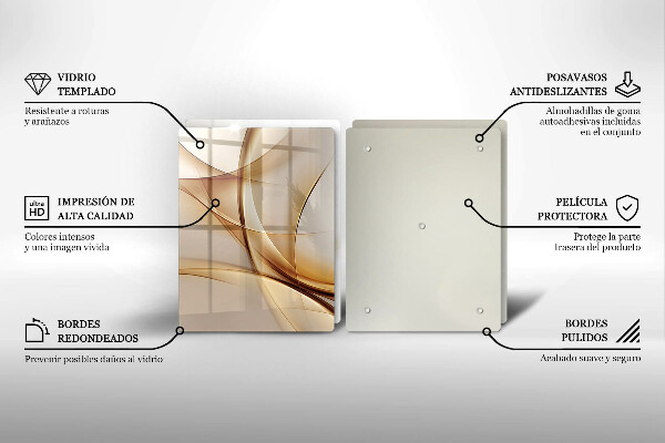 Deska do krojenia Abstrakcja kształty