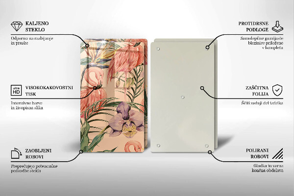 Deska do krojenia Ilustracja flamingi