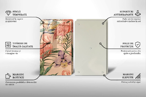 Deska do krojenia Ilustracja flamingi