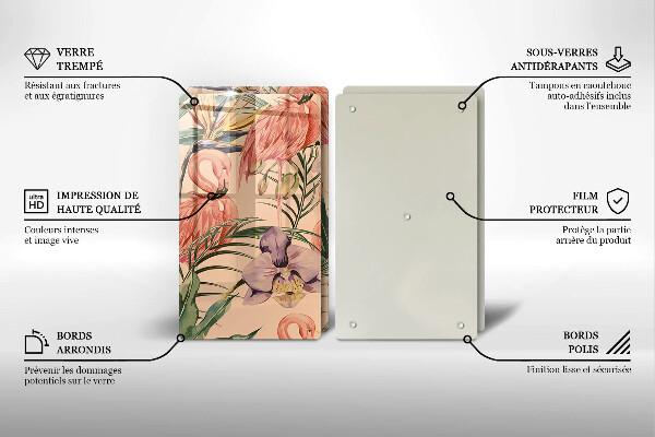 Deska do krojenia Ilustracja flamingi