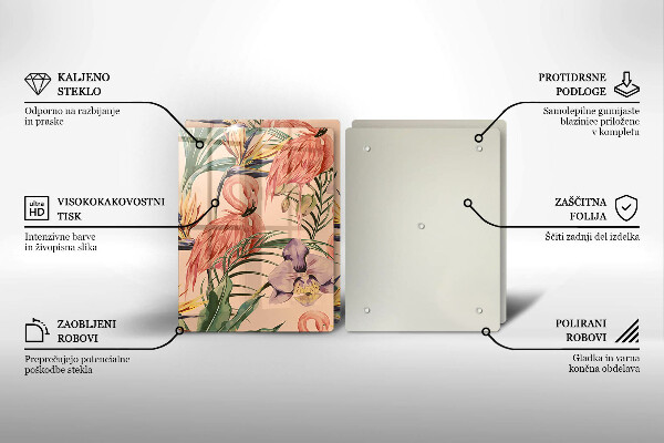 Deska do krojenia Ilustracja flamingi