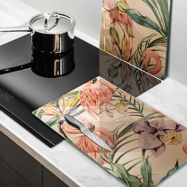 Deska do krojenia Ilustracja flamingi