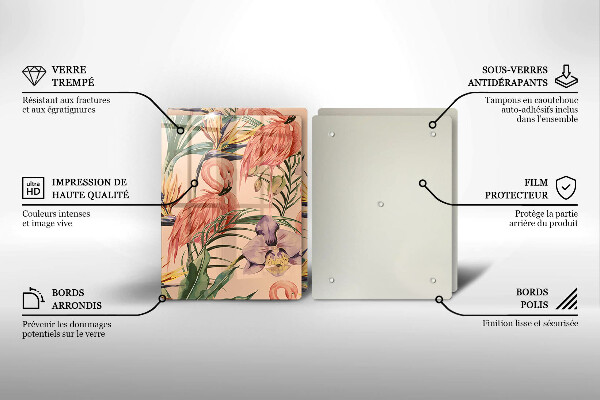 Deska do krojenia Ilustracja flamingi