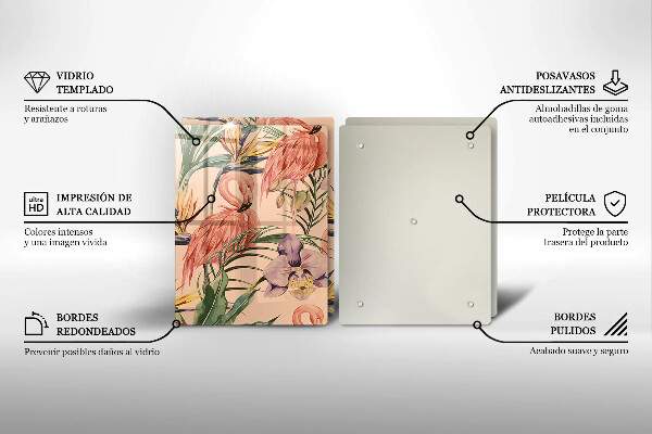 Deska do krojenia Ilustracja flamingi