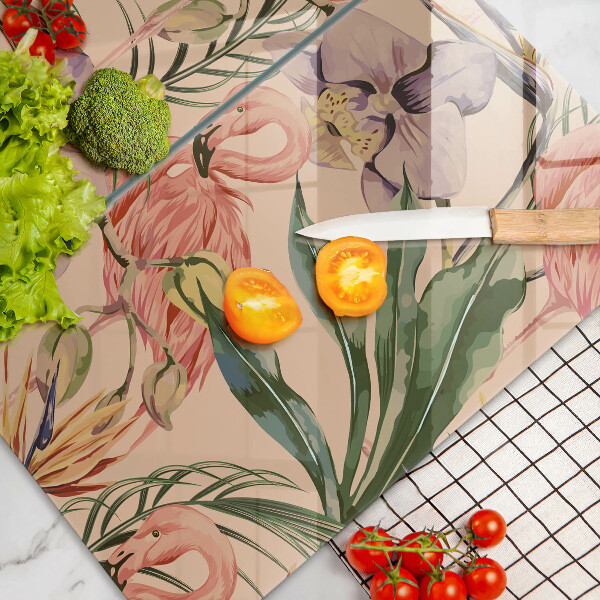 Deska do krojenia Ilustracja flamingi