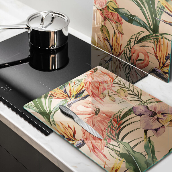 Deska do krojenia Ilustracja flamingi