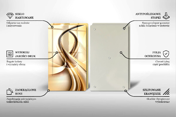 Deska do krojenia Abstrakcja dym