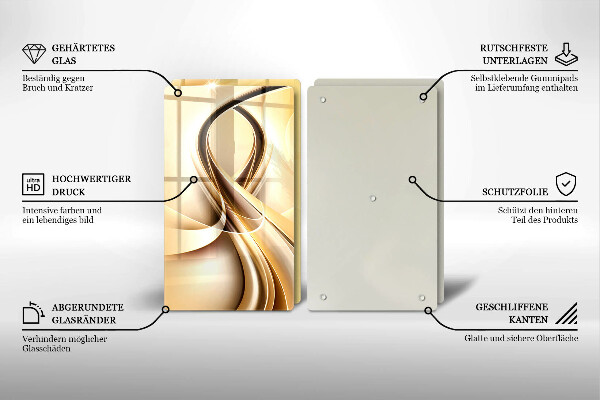 Deska do krojenia Abstrakcja dym