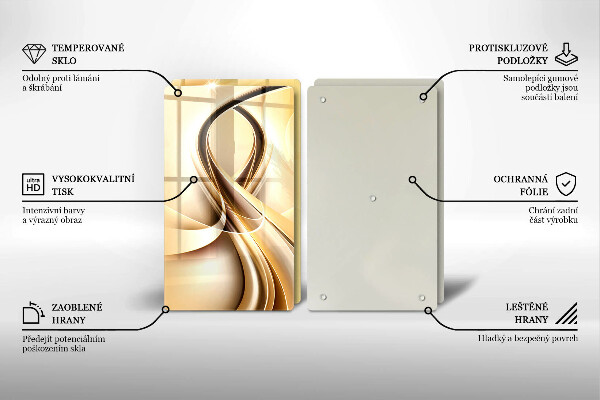 Deska do krojenia Abstrakcja dym