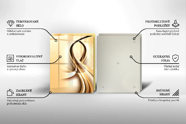 Deska do krojenia Abstrakcja dym