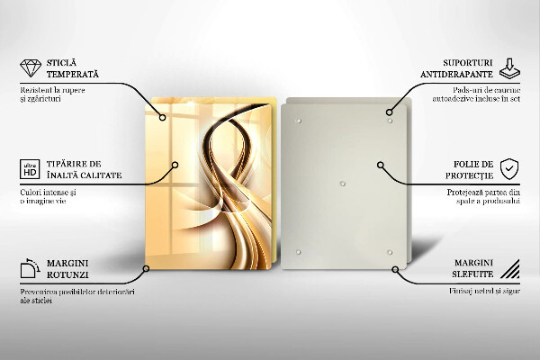 Deska do krojenia Abstrakcja dym