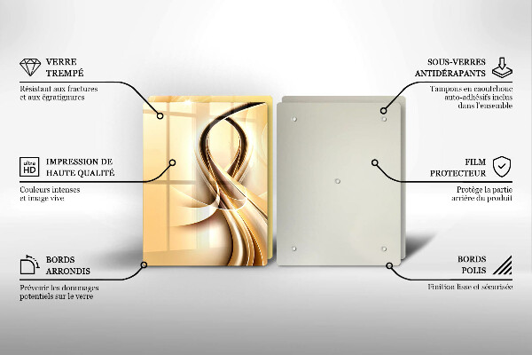 Deska do krojenia Abstrakcja dym