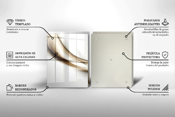 Deska do krojenia Łagodne linie abstrakcja