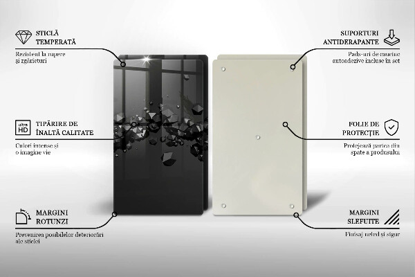 Deska do krojenia Kształty 3D abstrakcja