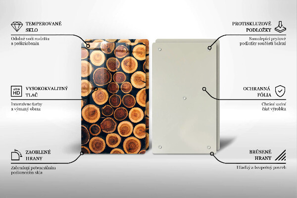 Deska do krojenia Drewniane pieńki drzew