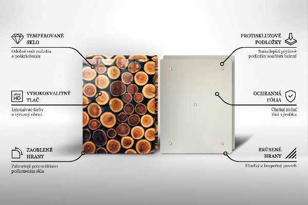 Deska do krojenia Drewniane pieńki drzew