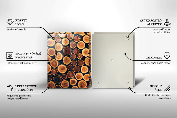 Deska do krojenia Drewniane pieńki drzew