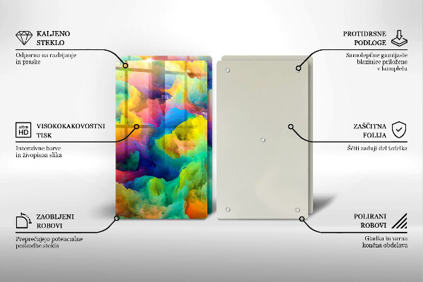 Deska do krojenia Barwna abstrakcja