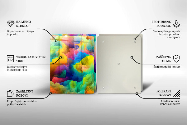 Deska do krojenia Barwna abstrakcja