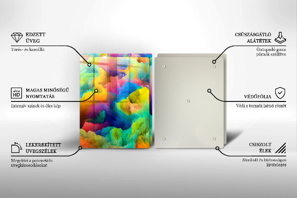 Deska do krojenia Barwna abstrakcja