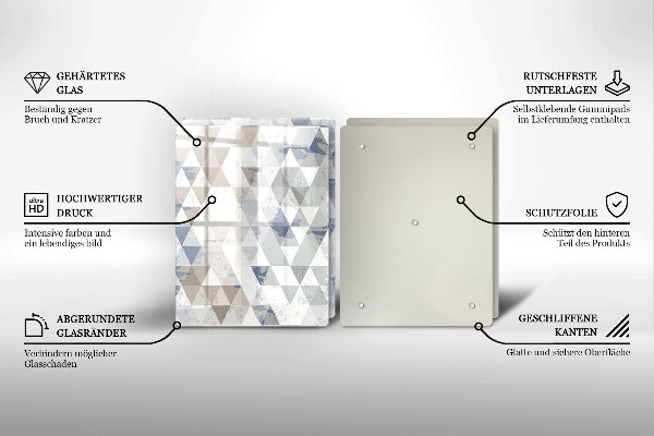 Deska do krojenia Wzór trójkąty