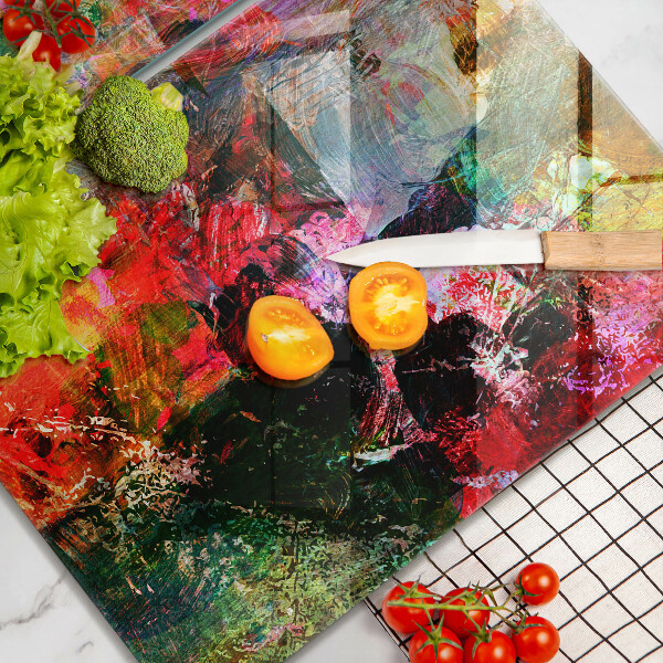 Deska do krojenia Abstrakcja farby