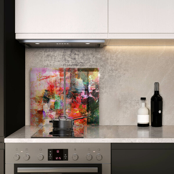 Deska do krojenia Abstrakcja farby