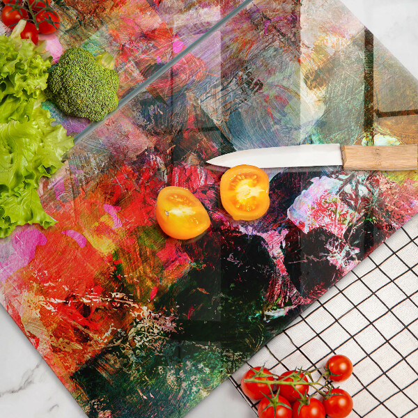 Deska do krojenia Abstrakcja farby